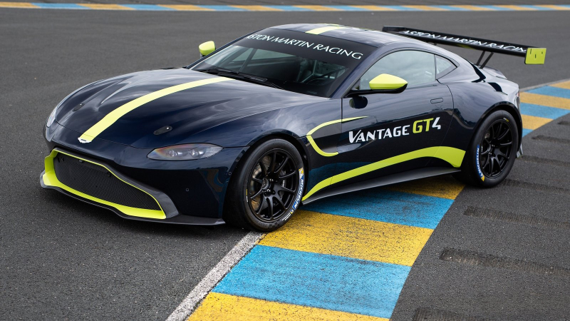 Illustration for article titled Nobody Is Going To Arrest Me For Driving An Aston Martin Vantage GT4 On The Street, Right?